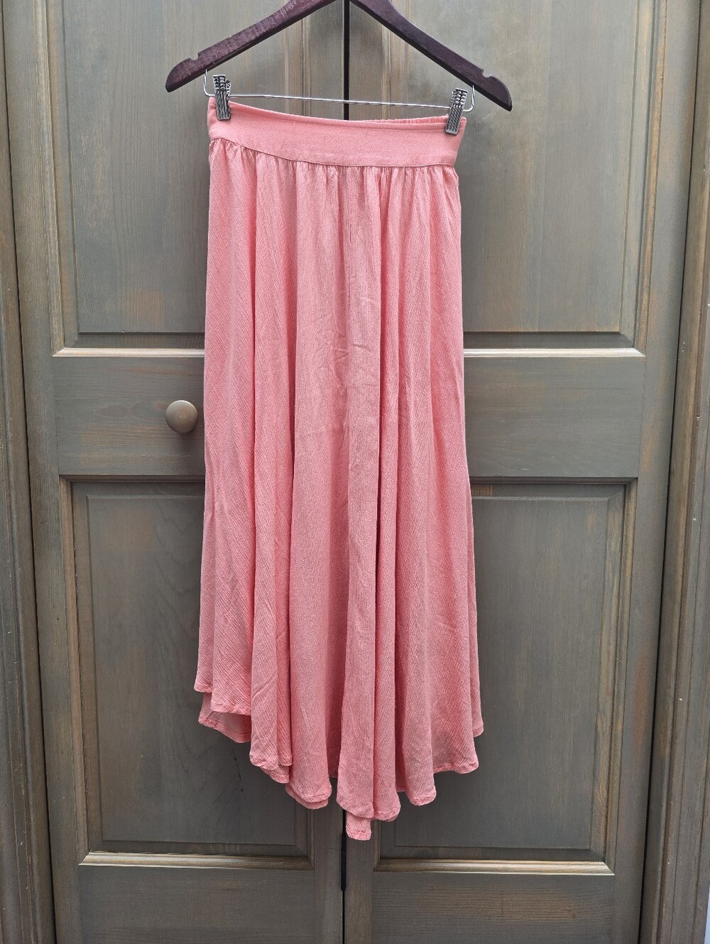 O'Neill Coral Pleated A-Line Midi Skirt